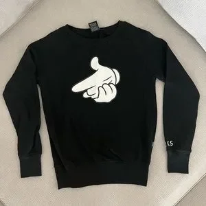 CROOKS＆CASTLES/CROOKS＆CASTLES SCRIPT LOGO CREW NECK SWEATE Crooks & Castles Crewneck Black Sz M 100 % Authentic | eBay